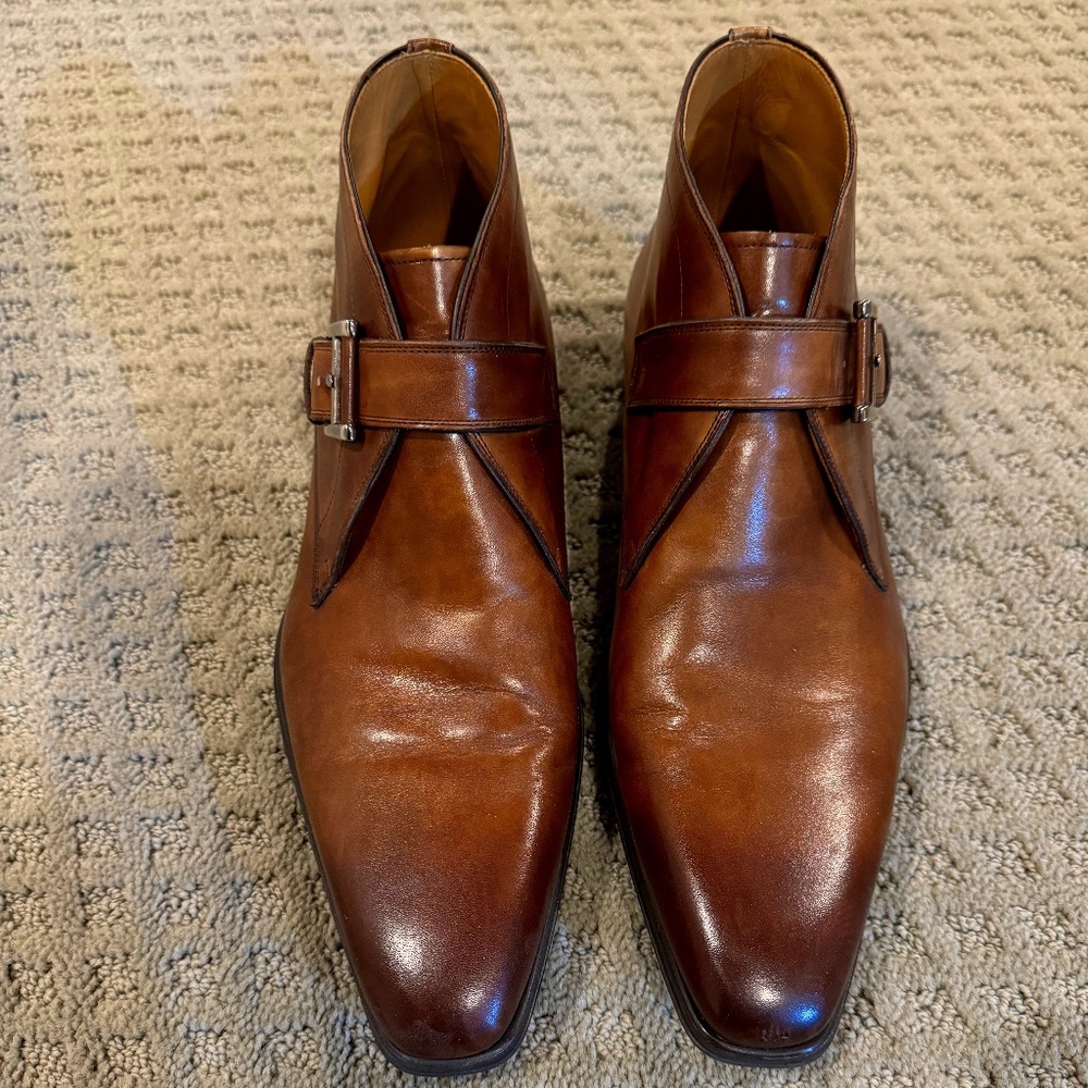 Men's Magnanni Monk Strap Shoe